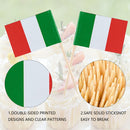 Mini Italy Toothpick Cupcake Toppers - Vivid Bright Double-sided Printing Ban