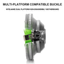 CPU Cooler 3 Pin 1800RPM Quiet PC Case Radiator Cooling Fan for Intel AMD 775