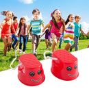 2pcs Smile Face Walk Stilt Jumping Stilts for Children Balance Sense Training