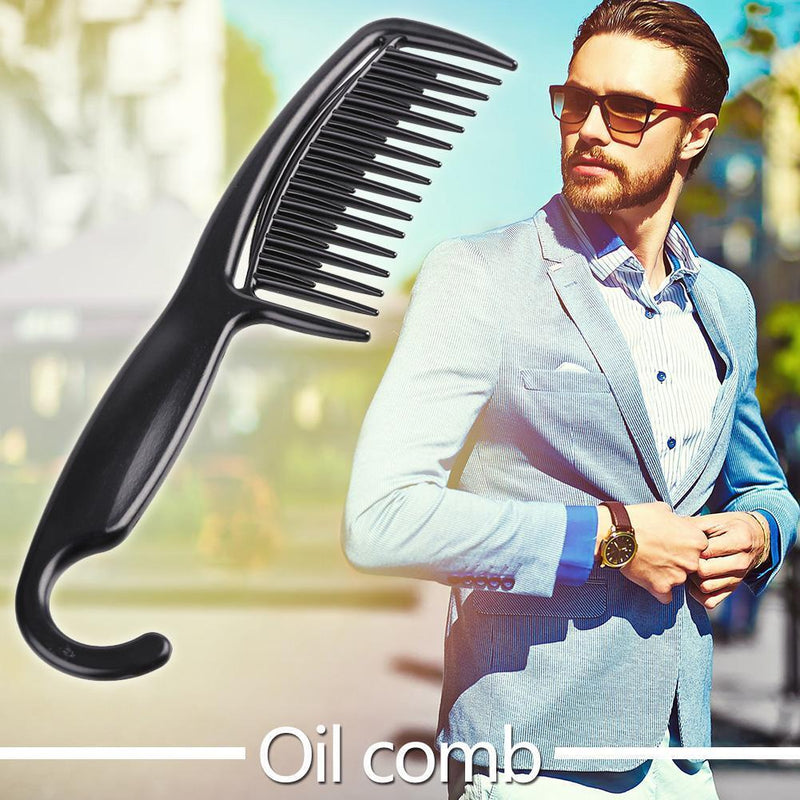 Professional Hair Comb Antistatic Curved Hook Barber Salon Styling Brush To