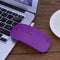 2.4GHz 1,000DPI Ultra-thin 3-Button Wireless Photoelectric Mouse (Purple)