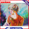 Oil Painting By Numbers Acrylic Handmade Girl Back Digital Picture Craft Decor