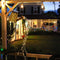 LED Shower Solar Light String Star Waterproof Yard Projector Art Light (A) Newly