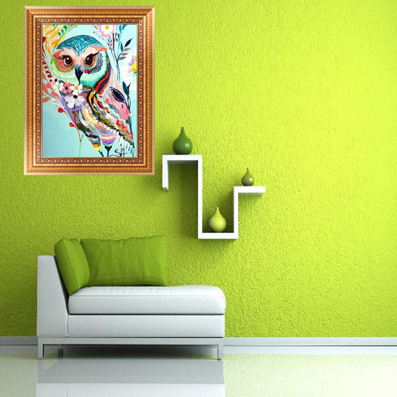 DIY 5D Diamond Embroidery Animal Painting Cross Stitch Craft Decor Mini