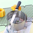 Mousse Cake Ring Mold Adjustable Layer Slicer Cutter Steel Mould Tool S3G6 E9S6