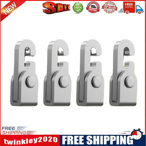 4pcs Automatic Lock Hooks Free Knot Outdoor Camping Tent Self-locking Hooks