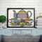 Tea Set Partial Cross Stitch 14CT Cotton Thread Printed Embroidery Kits
