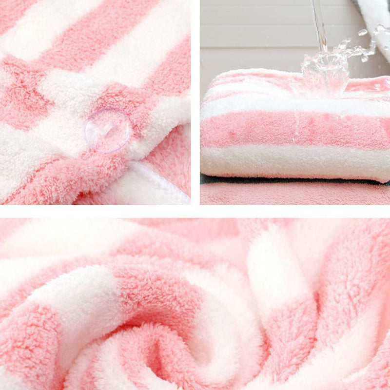 3x Dry Hair Cap Thickened Absorbent Towel Dry Hairs Caps Bath Bath Cap Dry Hairs