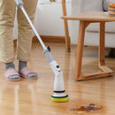 4pcs Electric Clean Turbo Brush Cleaner Bathroom Bathtub Kitchen Scrubber Newly