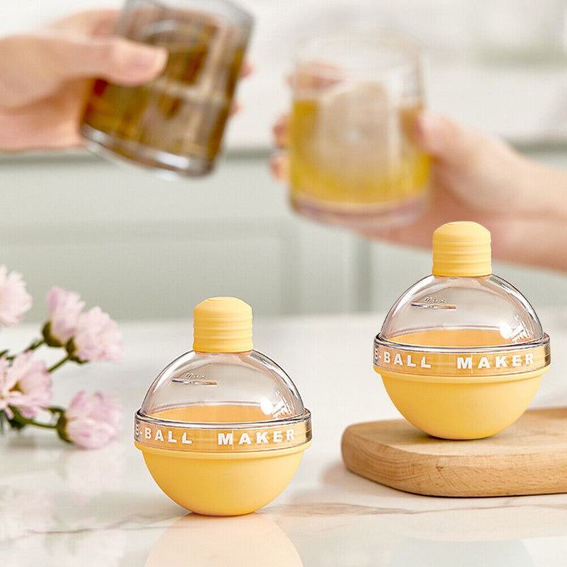 Round Ball Silicone Ice Cube Mold DIY Ice Ball Maker for Whiskey Wine Cocktai