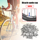 50pcs Metal Nipples for 14G 2mm Spokes MTB Mountain Bike Bicycle Cycling Pa