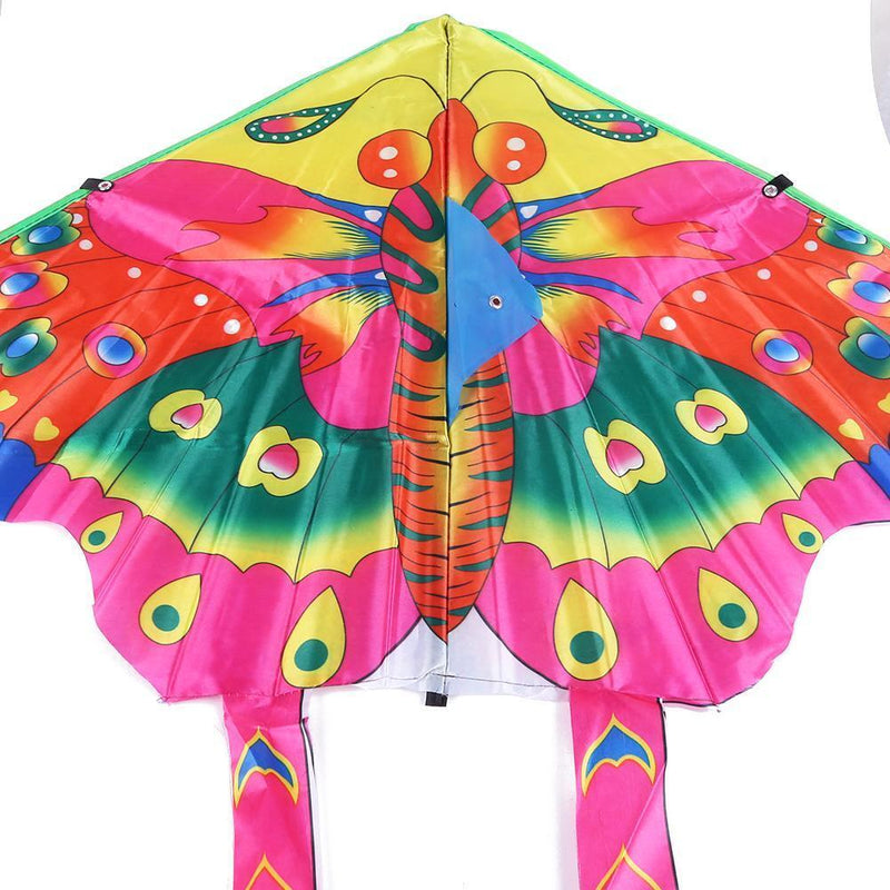 90x50cm Bright Cloth Colorful Butterfly Kite Outdoor Foldable Kites (A)