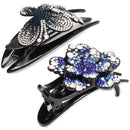 shape Crystal Flexible Styling Tools Hair Clips Rhinestone Hairpin Barrette