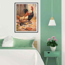 Diamond Painting 5D Full Round Drill Mosaic DIY Roaster Group Kit Bedroom Decor