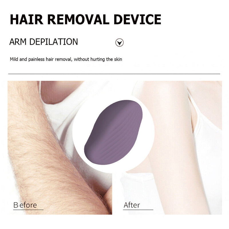 #A Physical Crystal Hair Remover Safe Painless Epilator Home Depilation Instrume