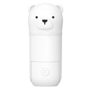 Mist Sprayer Fan USB Handheld Portable Air Cooler Humidifier (Bear White)