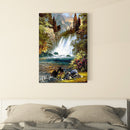 Waterfall Full Drill Round Diamond Painting DIY Needlework Cross Stitch Set
