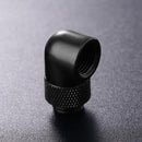 G1/4 Thread 90 Degree Fitting Adapter Rotary Water Cooled Connector(Black) Newly