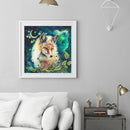 5D DIY Diamond Painting Fox Full Round Drill Mosaic Rhinestone Picture Home A