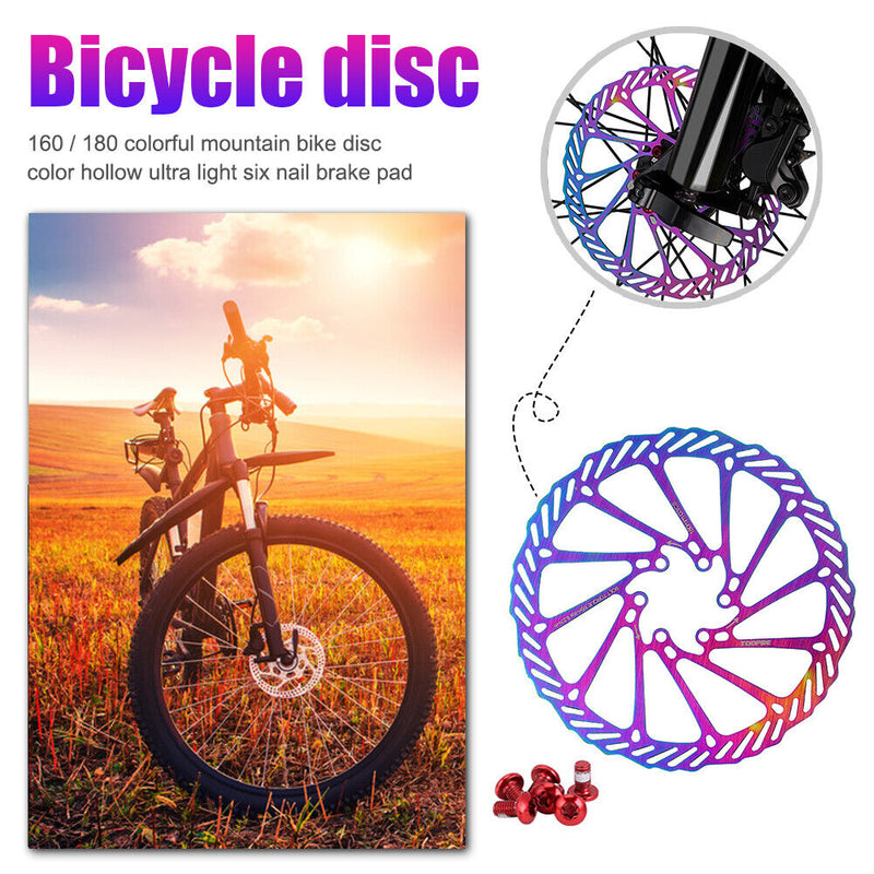 Stainless Steel MTB Dazzling Brake Disc Ultralight Bicycle Part (G3-160mm)