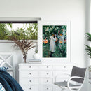 Oil Paint By Numbers Picture DIY Painting Woman Lantern Acrylic Paint Decor