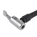 Lock-on Air Chuck with Rubber Hose Car Motorcycle Tire Tyre Pump Hose Adapter