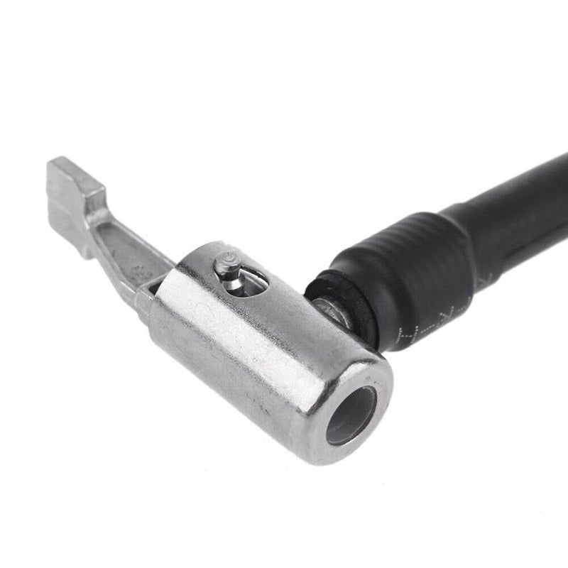 Lock-on Air Chuck with Rubber Hose Car Motorcycle Tire Tyre Pump Hose Adapter