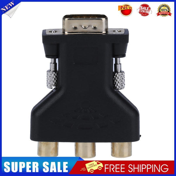 VGA Male to 3 RCA Female Converter Adapter Splitter Wire Connector