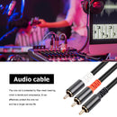 #A RCA Male to Dual RCA Male Audio Cable Converter Adapter for Car Player Mixer