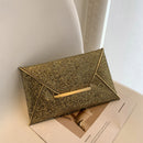 Retro Sequins Women Dinner Party Clutch Purse Pure Color Small Travel Wallets