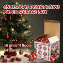 64 Baubles Organiser Christmas Ball Storage Box Xmas Tree Decorations