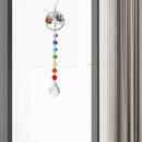 DIY Crystal Beads Rainbow Pendant Handcraft  for Home Decor (B) Newly
