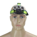 30000LM 5X XM-L T6 LED  Headlamp Headlight + USB Cable +2X Batteries