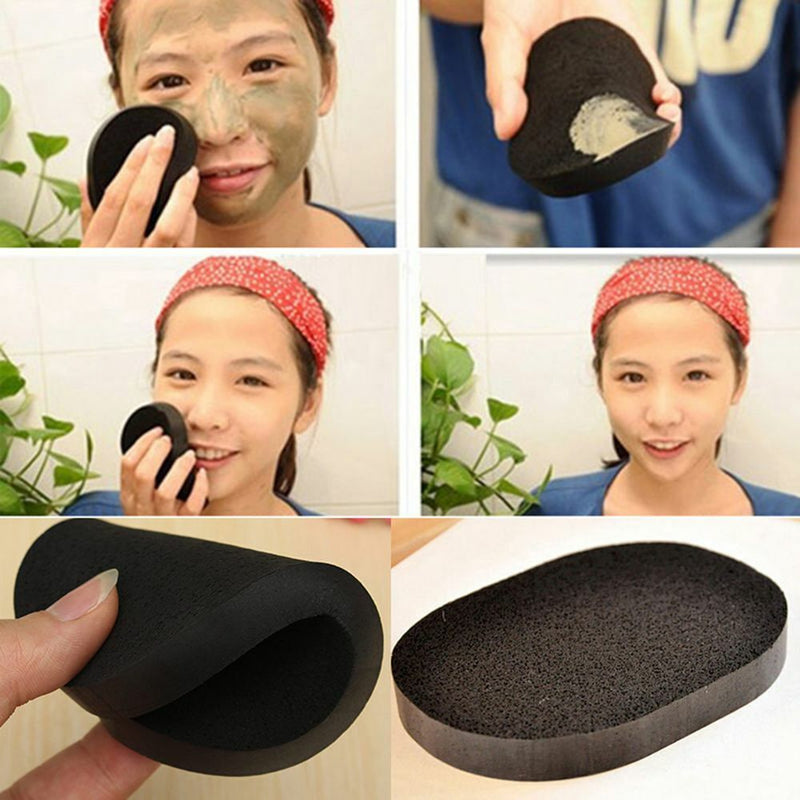 Effective Washing Tools Makeup Remover  Cleaning Bamboo Charcoal Cosmetic Puff