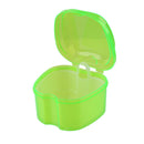 Denture Care Bath Box with Hanging Net Container Cleaning False Teeth Bath Case