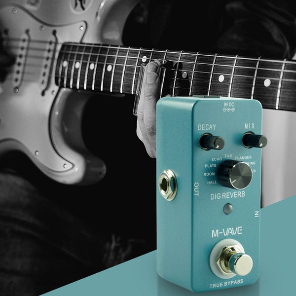 Distortion DIG REVERB Guitar Loop Pedal Guitar Effect Pedals With Tuner