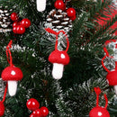 Crafts Holiday Felt Christmas Mushroom Mushroom Hanging Ornament Xmas Tree