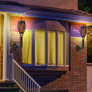 12 LED Flame Torch Light Solar Garden Plug-In Decor Lighting Lamp (8pcs)