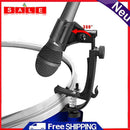 2x Adjustable Simple Microphone Clamp Stand Shockproof Drum Edge Clip Switch