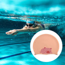 Soft Swimming Cap Silicone Girls Waterproof Sports Adults Antiskid Swim Pool
