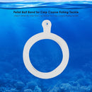 100pcs White PE Pellet Bait Lure Bands for Carp Coarse Fishing Tackle(3mm) Newly