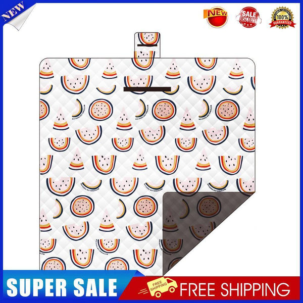 Outdoor Picnic Mat Thick Waterproof Hiking Beach Play Blanket (Watermelon)