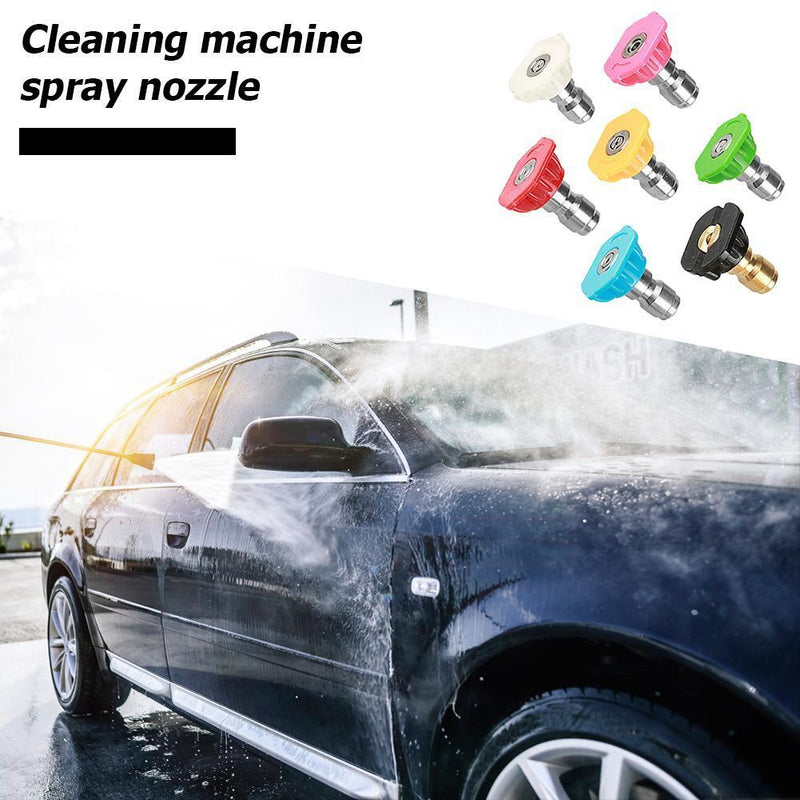 7pcs/set 1/4"" High Pressure Washer Car Jet Lance Spray Nozzles Tip 7 Color