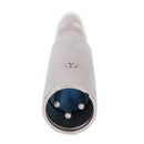 5pcs XLR 3Pin Male to 6.35mm Female Stereo Jack Audio Adapter Tip Plug