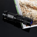 10pcs Mini Portable UV LED Flashlight Violet Lamp Light Torch(Blue light)