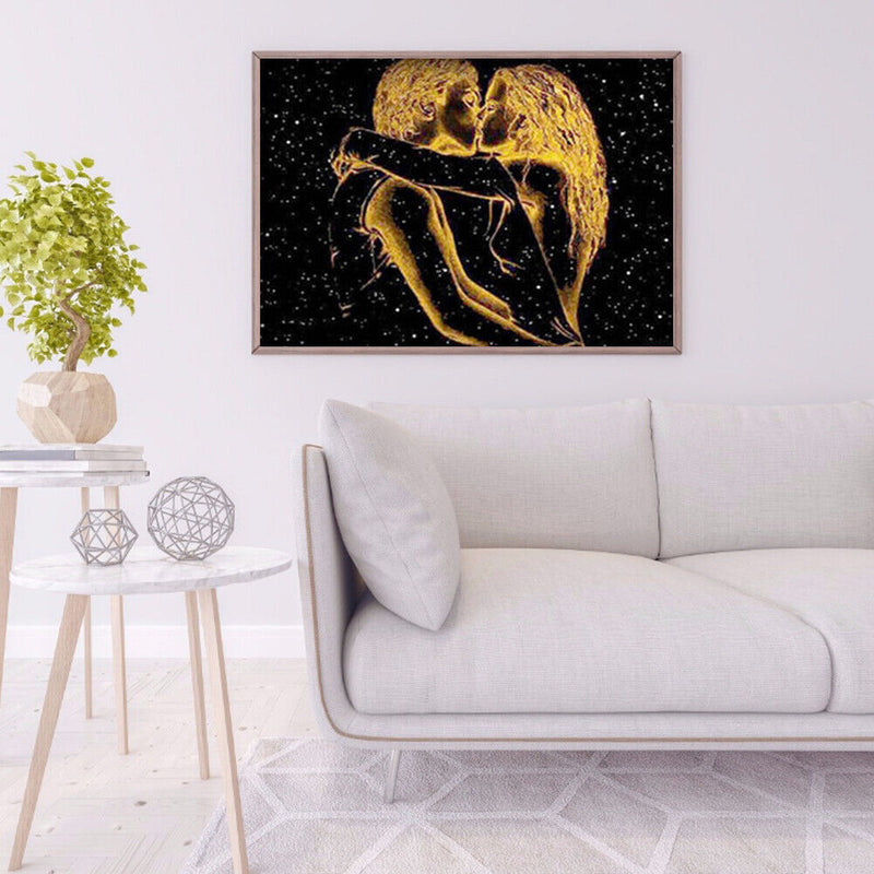 5D DIY Diamond Painting Full Round Drill Couples Picture of Rhinestone