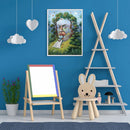 Abstract Tree Face Oil Paint By Numbers DIY Craft Coloring Drawing Home Decor