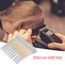 10pcs Hair Care Clip Stainless Steel Hairdressing Sectioning Clamp (White) Newly