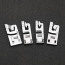 4pcs Household Rolled Hem Presser Foot for Stitch Darning Sewing Machine  Newly