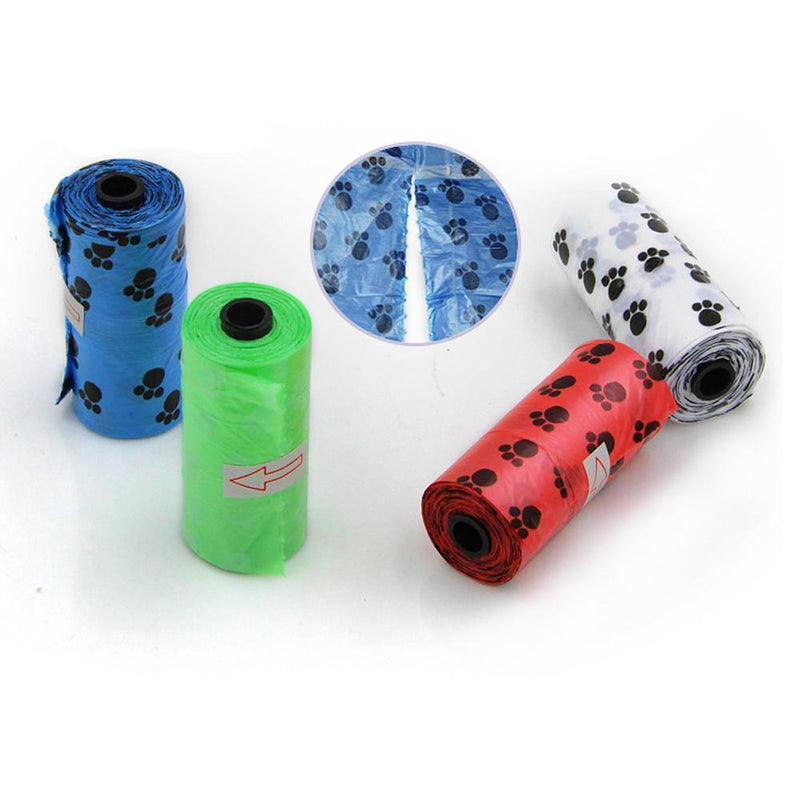 Pet Dog Waste Bags Dispenser Collector Holder Clean Puppy Poop Bag Outdoor